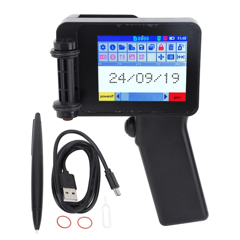 N6 Portable Inkjet Printer Gun for Barcode, Date & Logo Printing