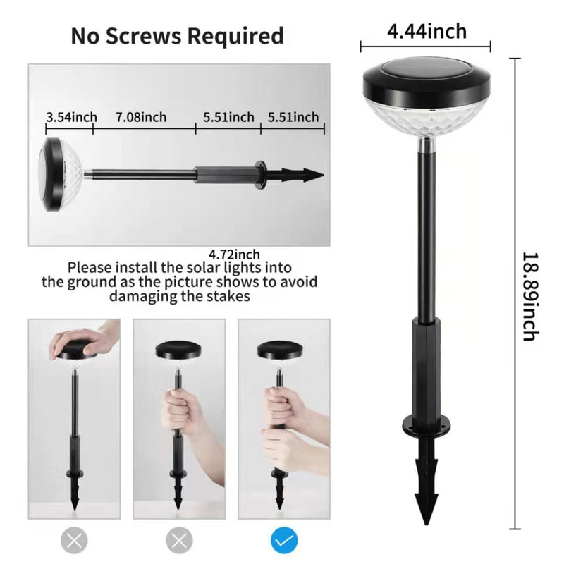 Solar Outdoor Water Droplet Projection Lights