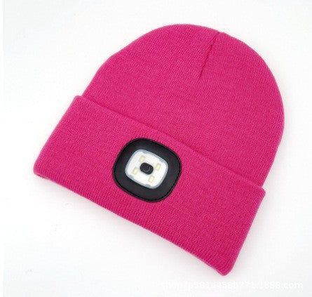 LED Light Beanie Hat for Outdoor Sports