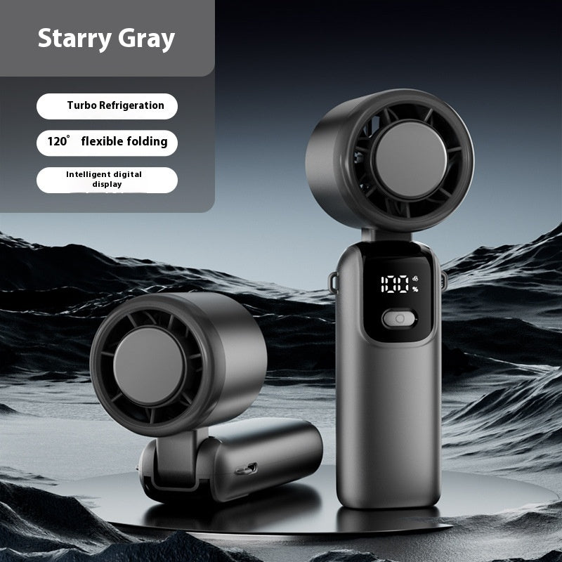 Stay Cool Anywhere High-Speed USB Fan with Display
