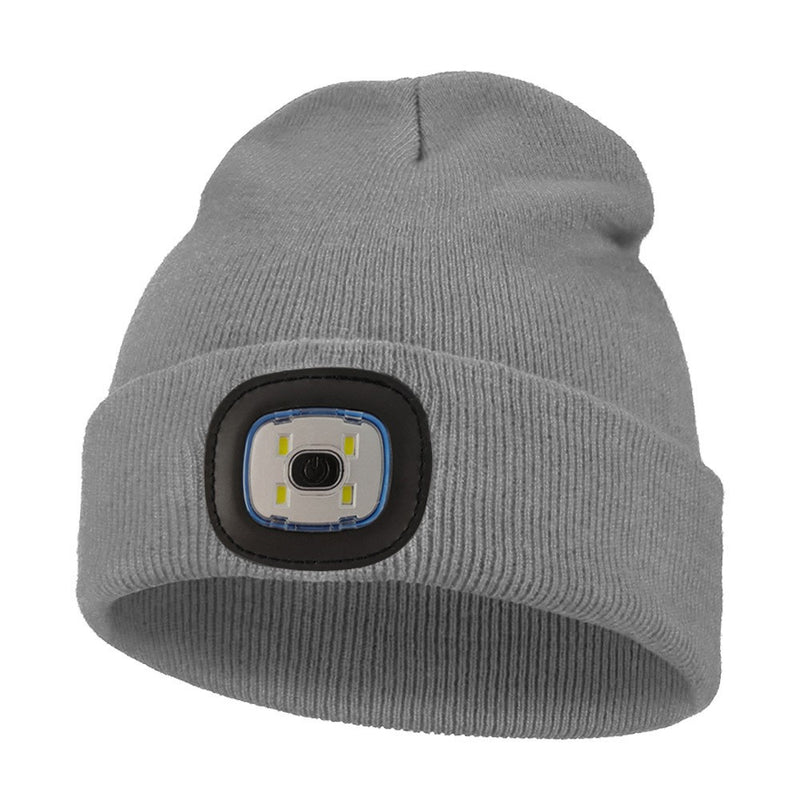 LED Light Beanie Hat for Outdoor Sports