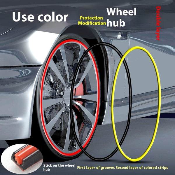 Car Wheel Rim Decorative Protector Strip