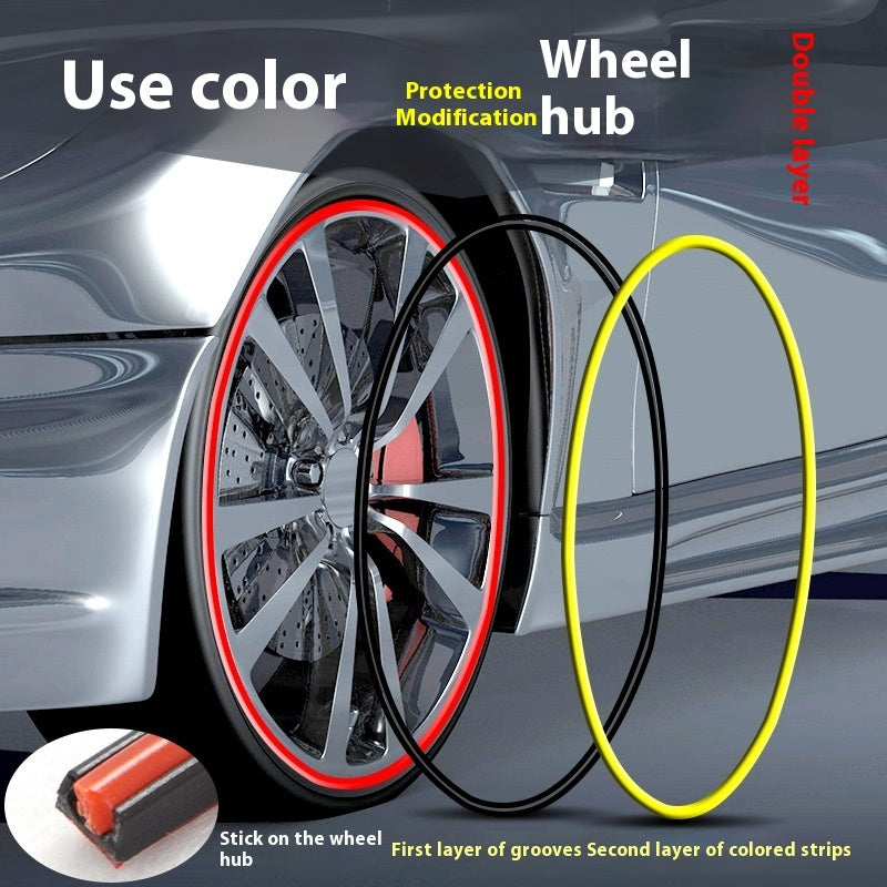 Car Wheel Rim Decorative Protector Strip