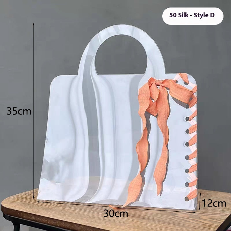 Elegant Transparent Flower Bag
