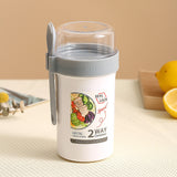 Portable Double-Layer Breakfast Cup