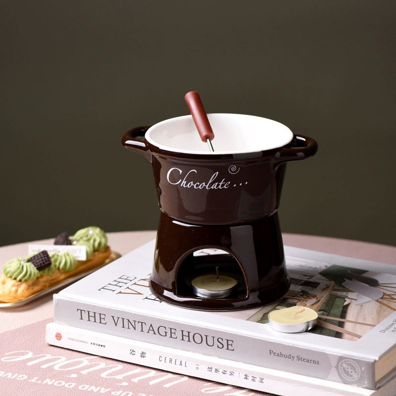 Ceramic Hot Pot Mug – Chocolate Drink Cup