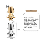 Rechargeable Three-Color Table Lamp