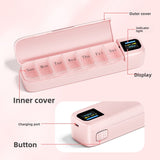 Portable Pill Organizer with Timer Alarm