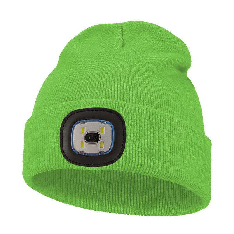 LED Light Beanie Hat for Outdoor Sports