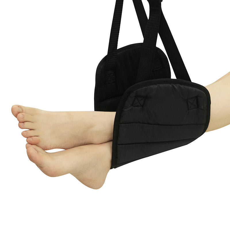 Folding high speed rail airplane travel pad office lunch break practical foot pad hammock