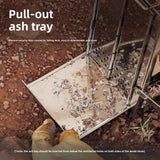 Portable Stainless Steel Folding BBQ Stove