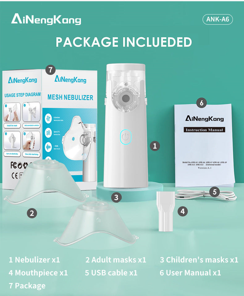 Portable Mesh Nebulizer