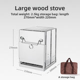 Portable Stainless Steel Folding BBQ Stove