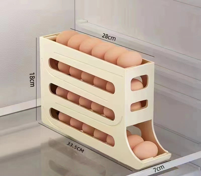 4-Layer Sliding Egg Storage Box