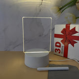 USB-Powered Acrylic LED Writing Board Night Light