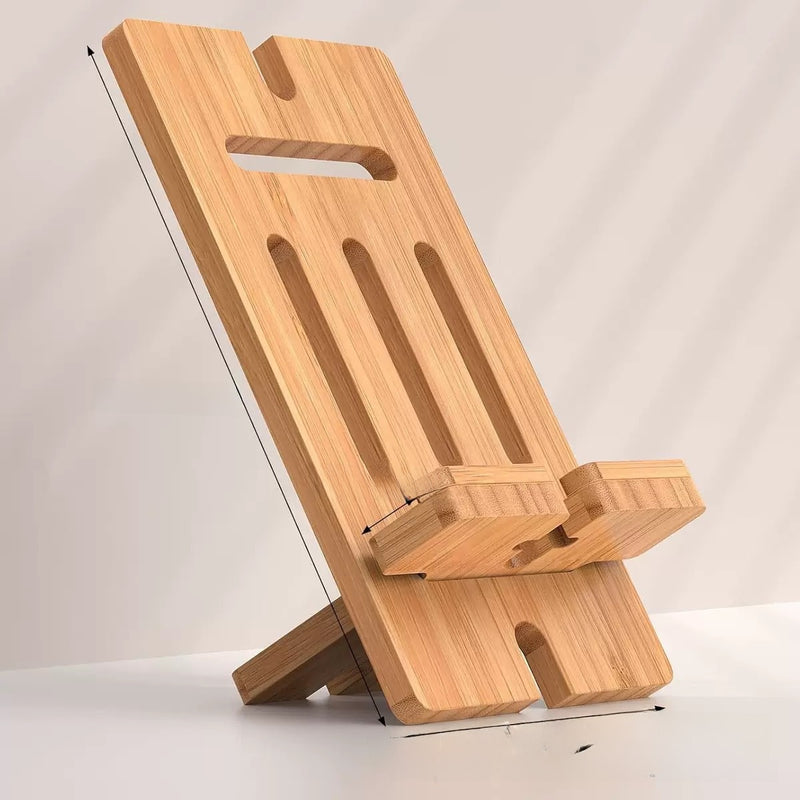 Walnut Wood Desktop Phone Stand