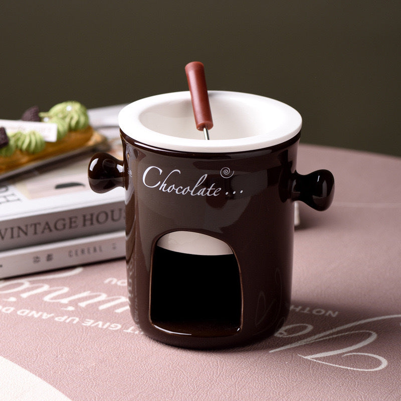 Ceramic Hot Pot Mug – Chocolate Drink Cup