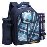 Insulated Picnic Backpack with Tableware Set