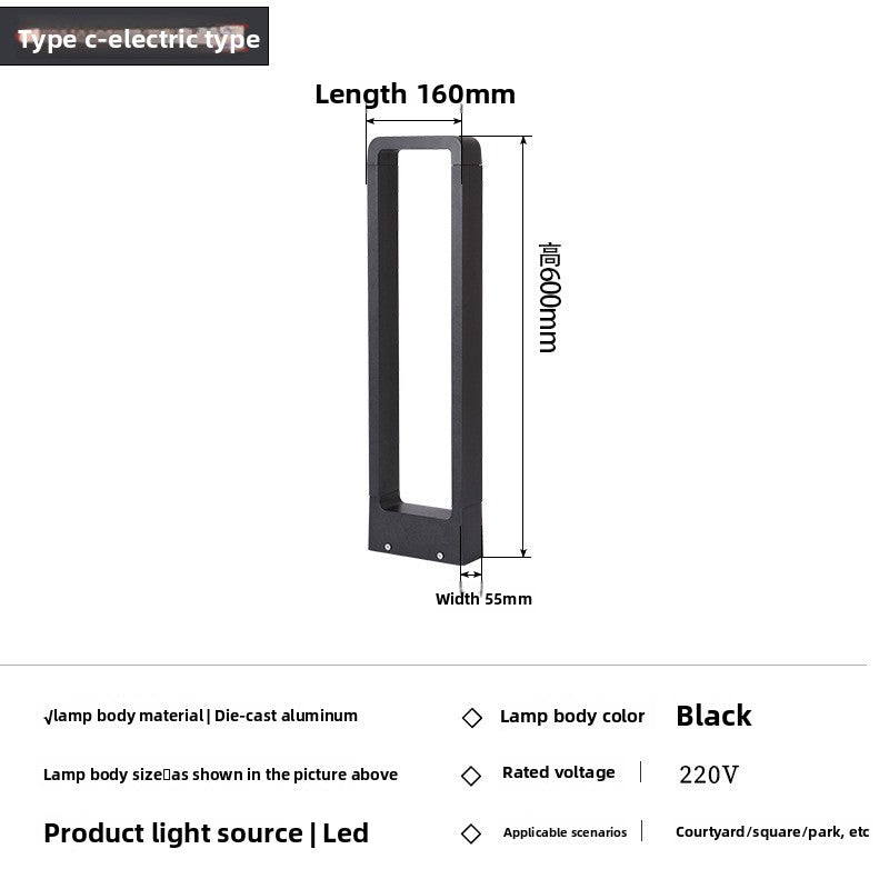 Solar LED Lawn Light  Waterproof Outdoor Lighting