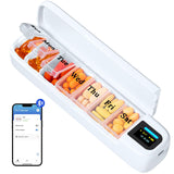 Portable Pill Organizer with Timer Alarm