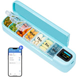 Portable Pill Organizer with Timer Alarm