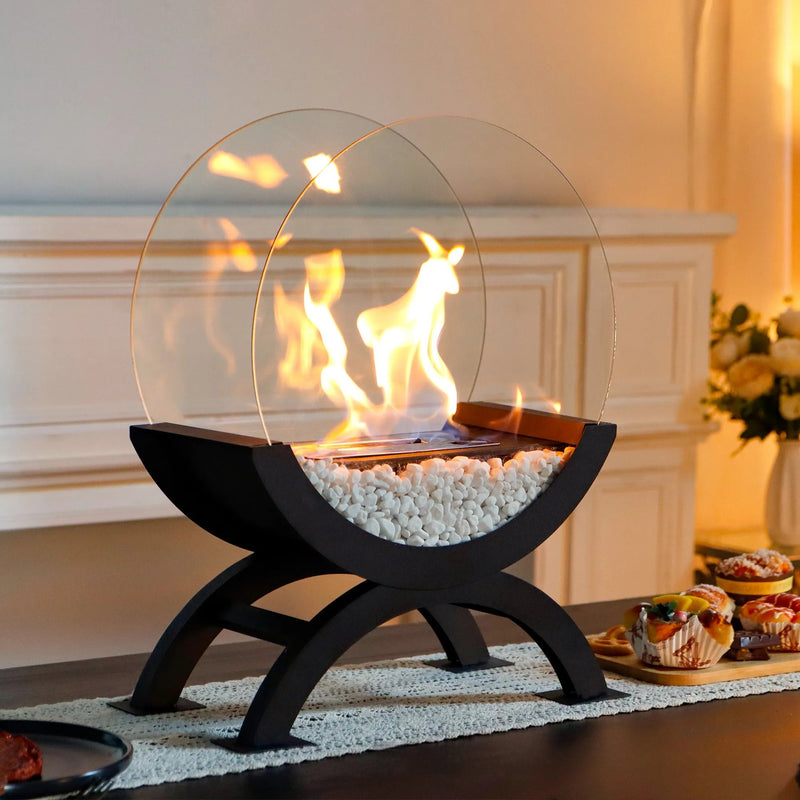 Indoor Mini Alcohol Fireplace Lamp