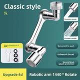 Universal Rotatable Faucet Extender