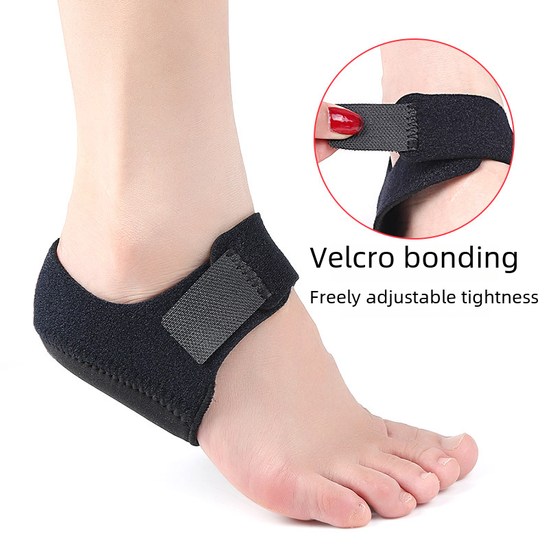 Gel Heel Cover Adjustable Heel Cover Soft Breathable Heel Pad Velcro Heel Cover