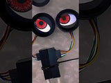 Motorcycle Multi-mode Dynamic LED Demon Eye